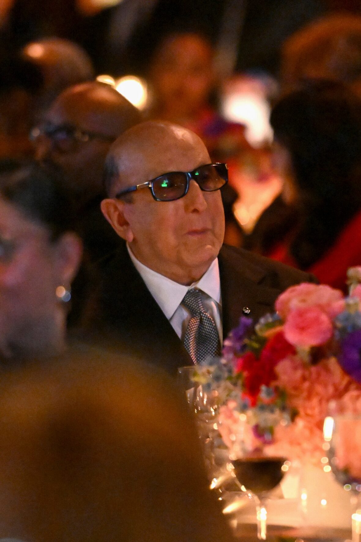 Clive Davis and fellow guests at the 2026 Gordon Parks Foundation Awards Dinner and Auction in May of 2026