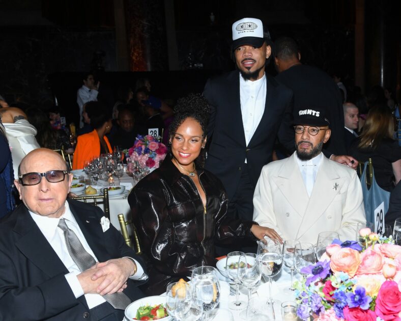 Clive Davis and fellow guests at the 2026 Gordon Parks Foundation Awards Dinner and Auction in May of 2026