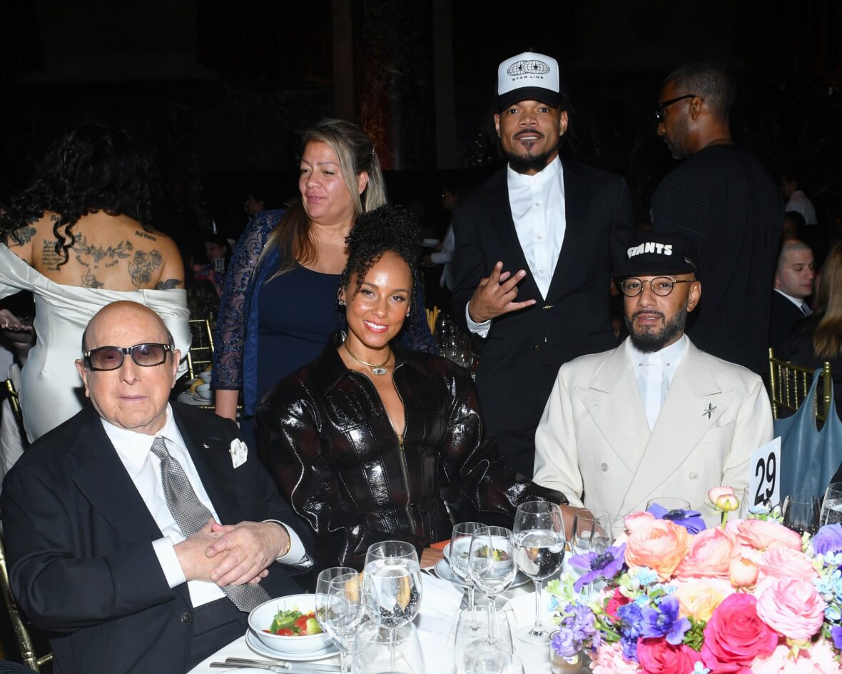 Clive Davis and fellow guests at the 2026 Gordon Parks Foundation Awards Dinner and Auction in May of 2026