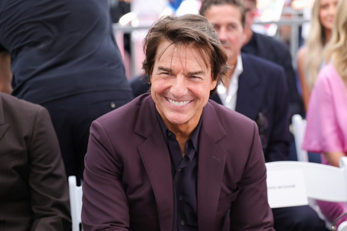 Tom Cruise at David Beckham's star ceremony