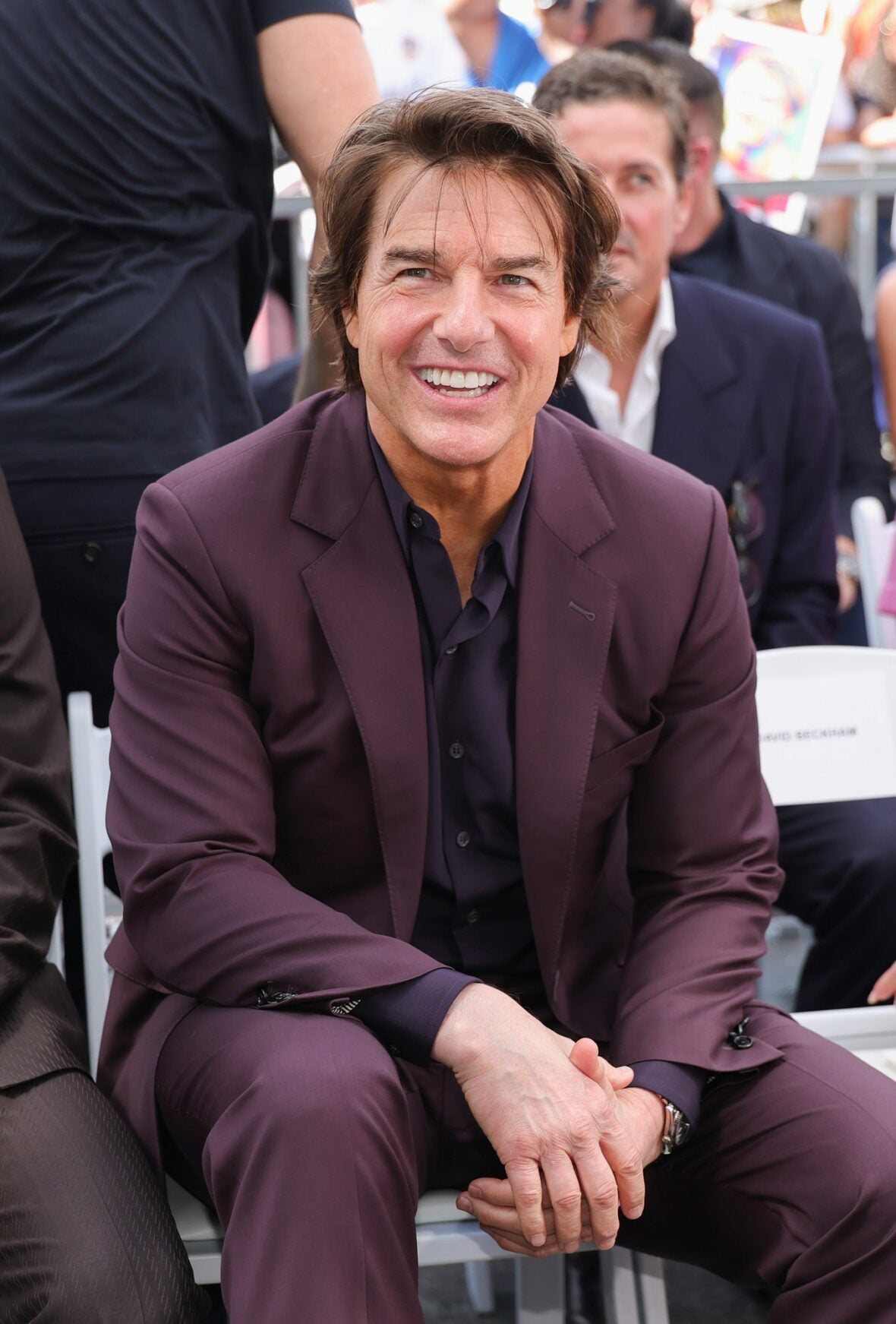 Tom Cruise at David Beckham's star ceremony