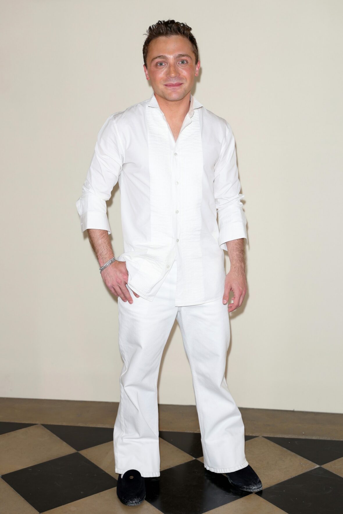 Jake Shane at the Dior show
