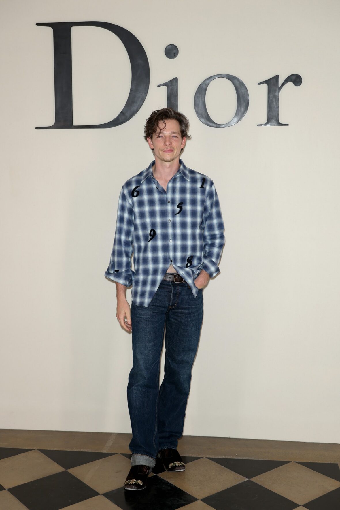 Mike Faist at the Dior show