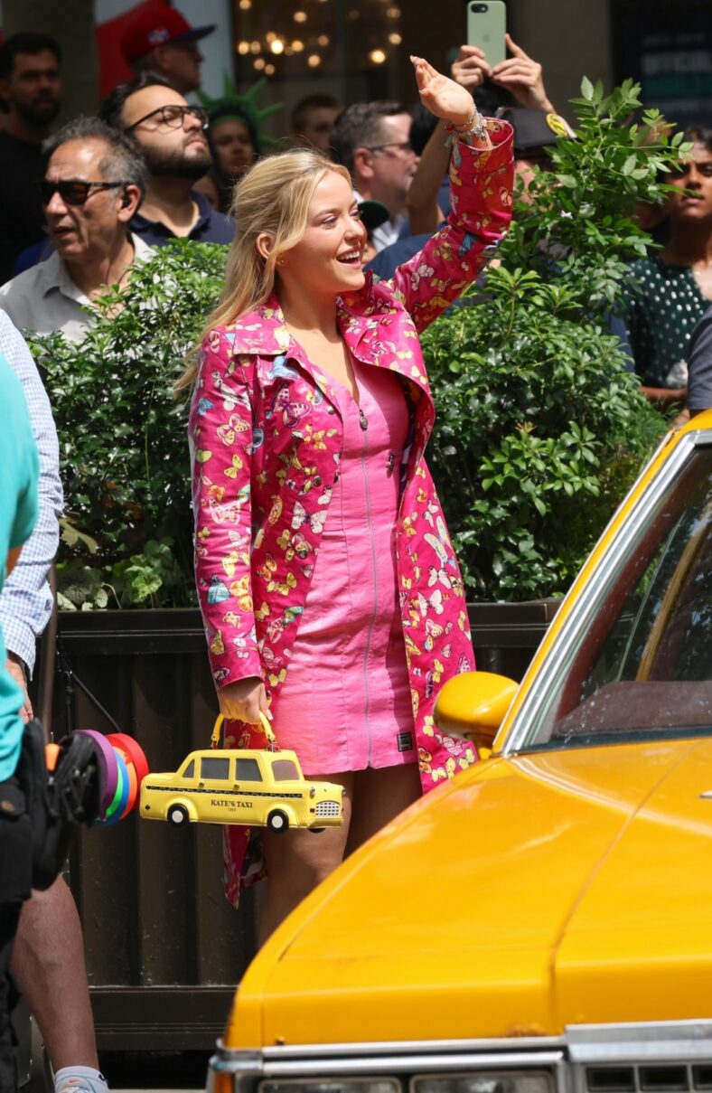 Lexi Minetree filming "Elle" season 2 in NYC