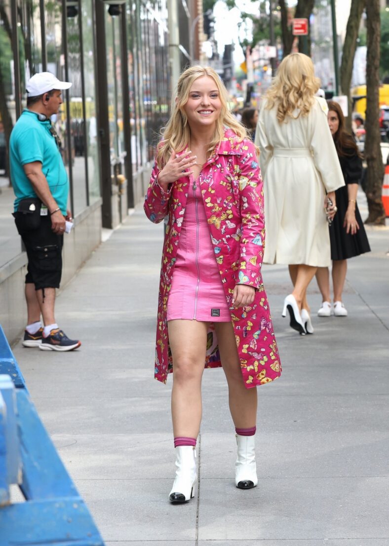 Lexi Minetree filming "Elle" season 2 in NYC