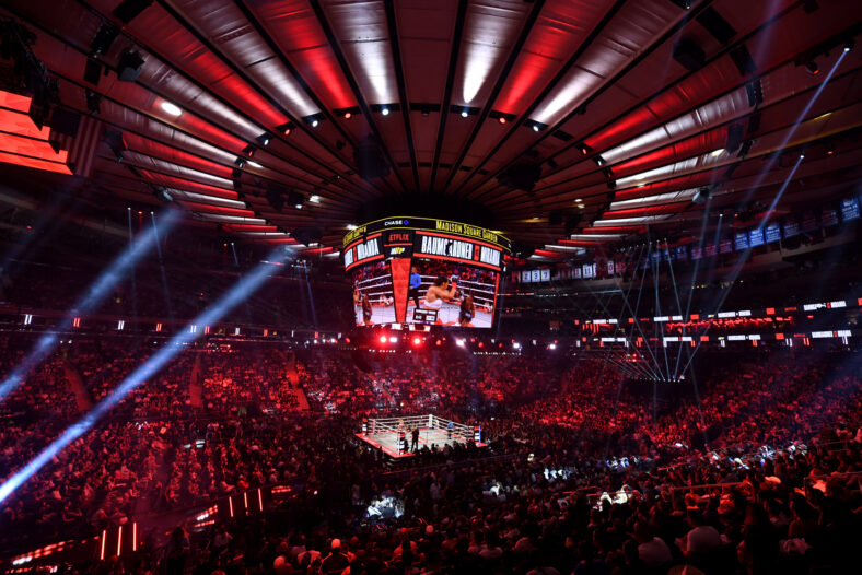 A view inside Madison Square Garden