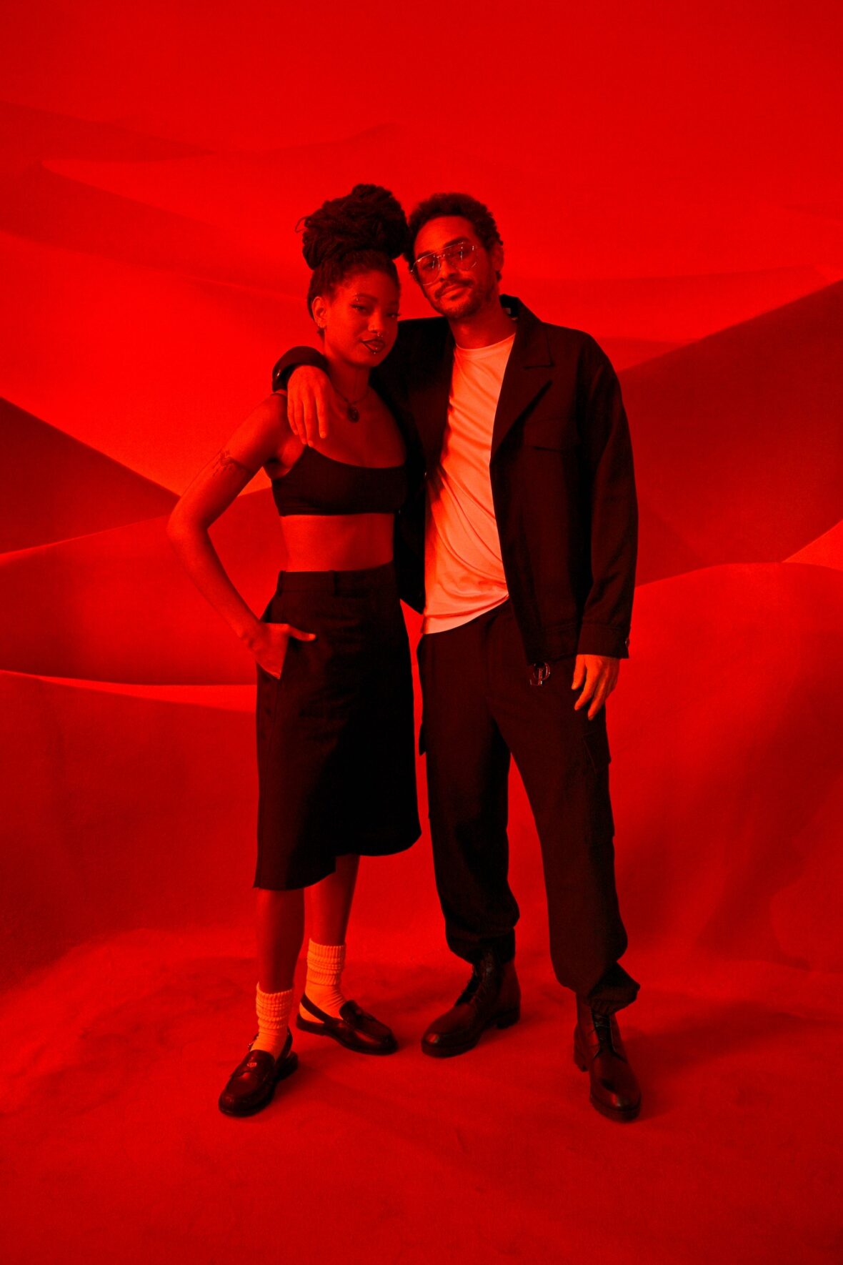 Willow Smith and Trey Smith attend Christian Louboutin fashion show