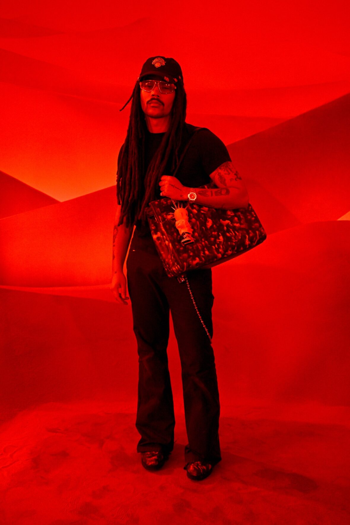 Luka Sabbat attends Christian Louboutin fashion show