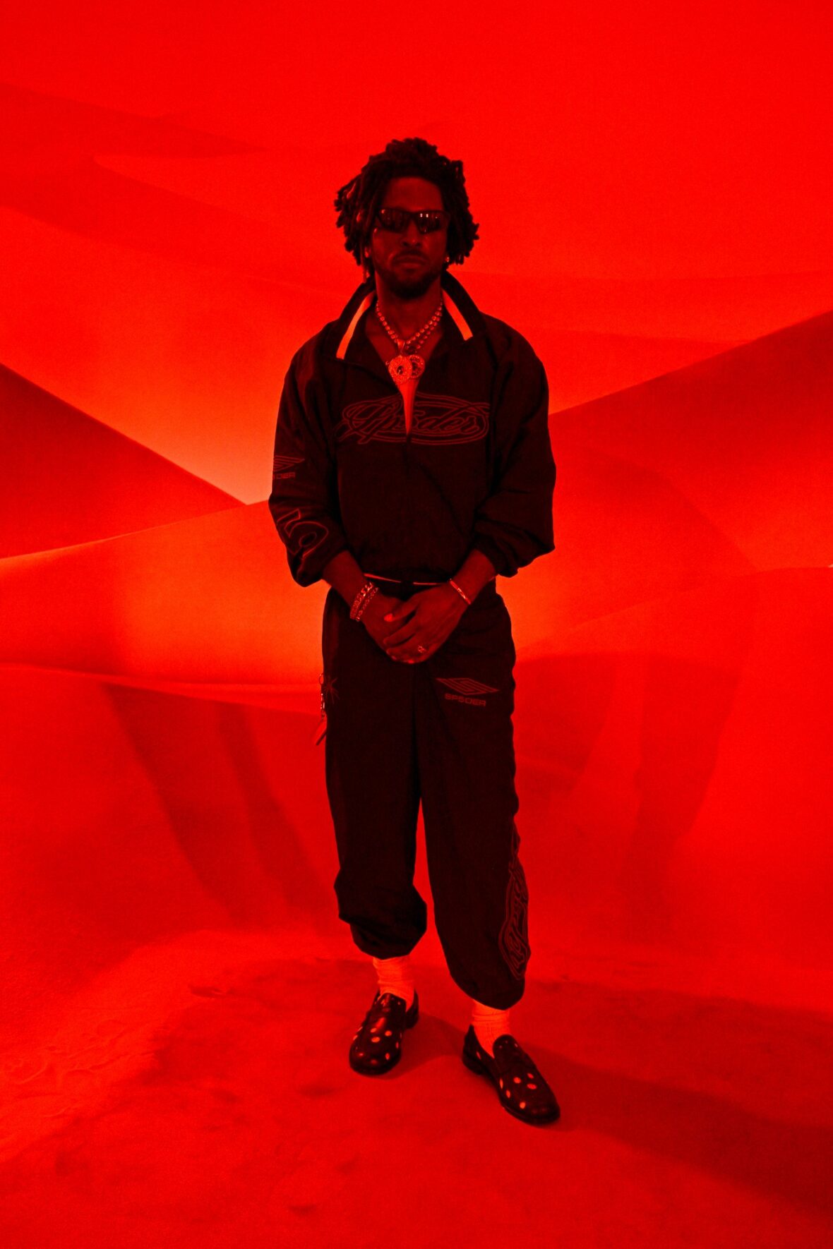 Saint JHN attends Christian Louboutin fashion show