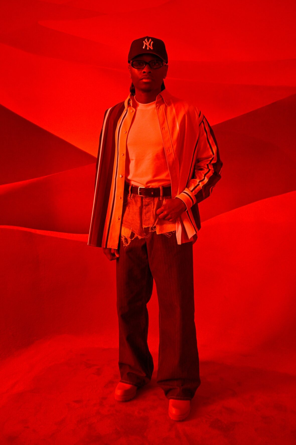 Miles Caton attends Christian Louboutin fashion show