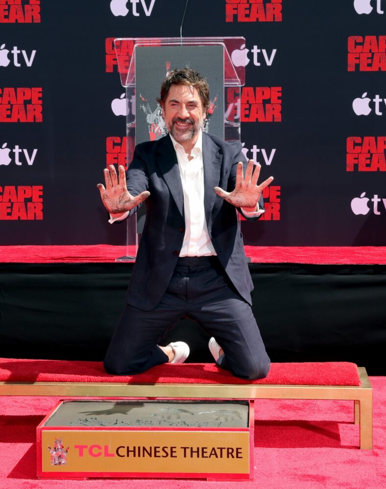 Javier Bardem at his Handprint and Footprint Ceremony at TCL Chinese Theatre