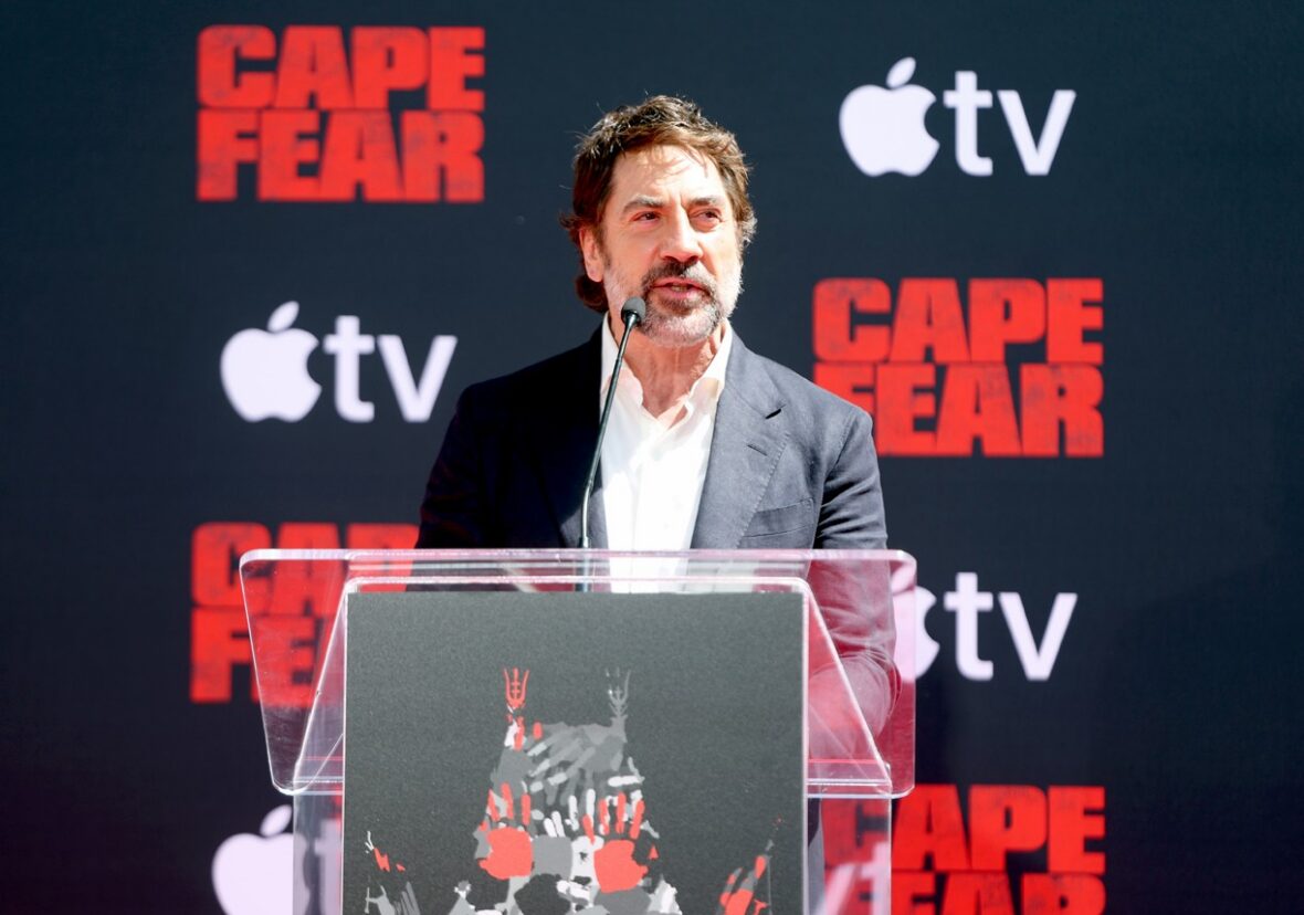 Javier Bardem at his Handprint and Footprint Ceremony at TCL Chinese Theatre