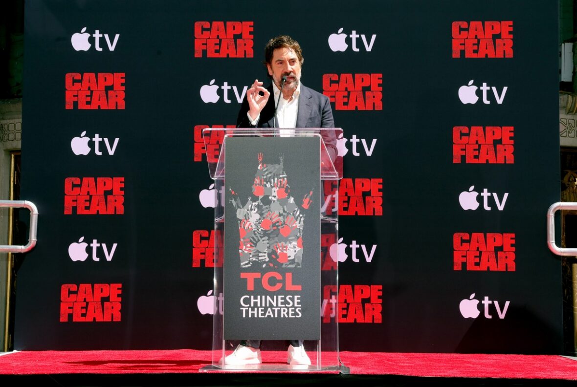 Javier Bardem at his Handprint and Footprint Ceremony at TCL Chinese Theatre
