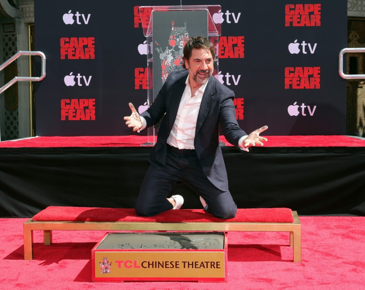 Javier Bardem at his Handprint and Footprint Ceremony at TCL Chinese Theatre