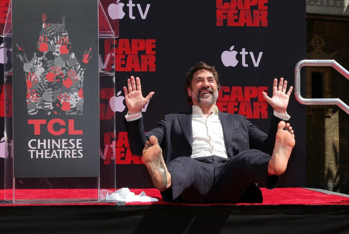 Javier Bardem at his Handprint and Footprint Ceremony at TCL Chinese Theatre