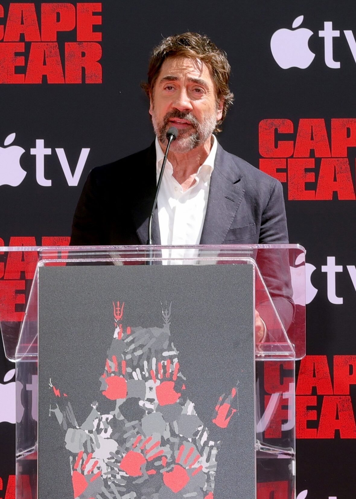 Javier Bardem at his Handprint and Footprint Ceremony at TCL Chinese Theatre