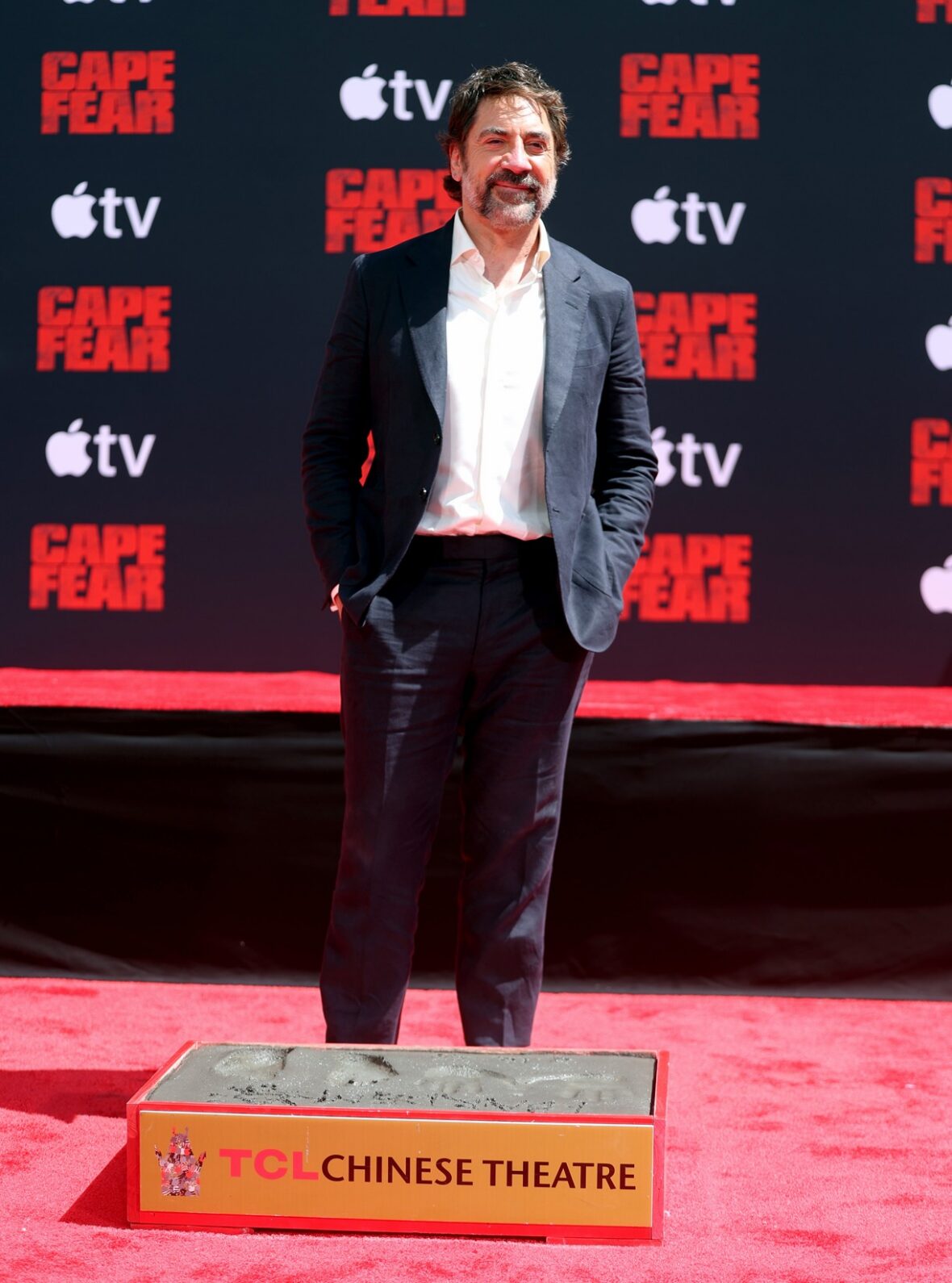 Javier Bardem at his Handprint and Footprint Ceremony at TCL Chinese Theatre