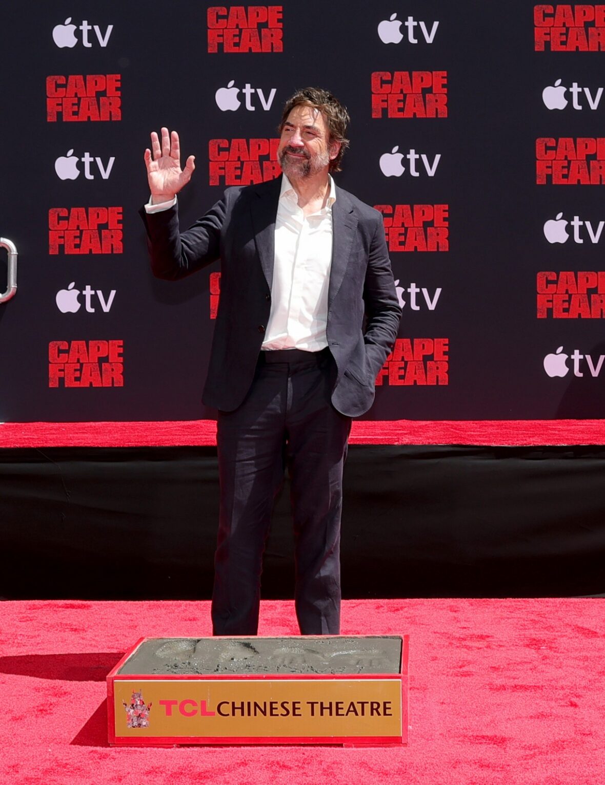 Javier Bardem at his Handprint and Footprint Ceremony at TCL Chinese Theatre