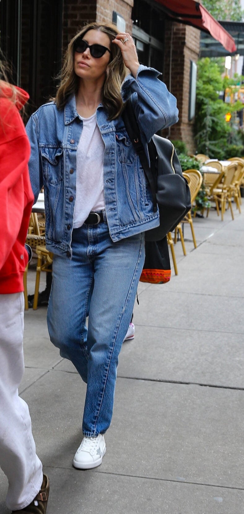 Jessica Biel arrives at Greenwich Hotel in NYC