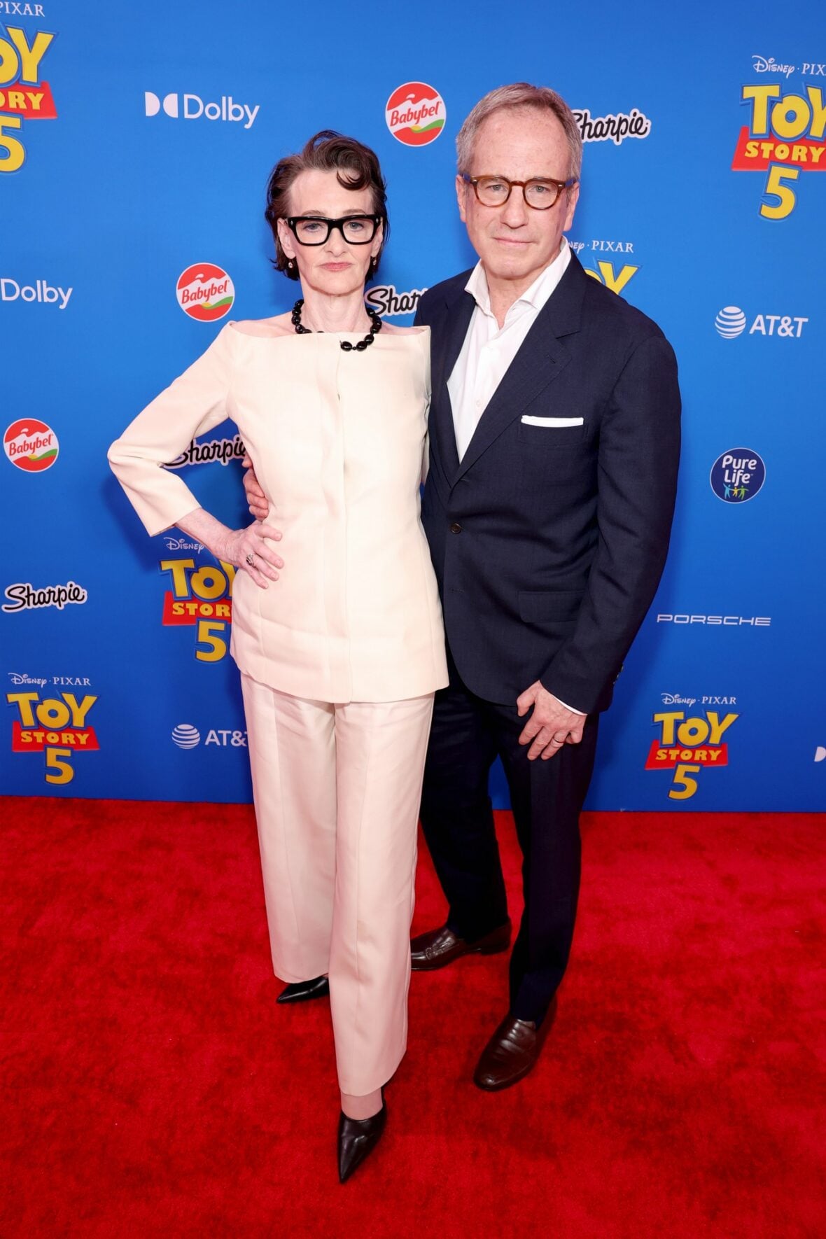 Joan Cusack & family at Toy Story 5 premiere