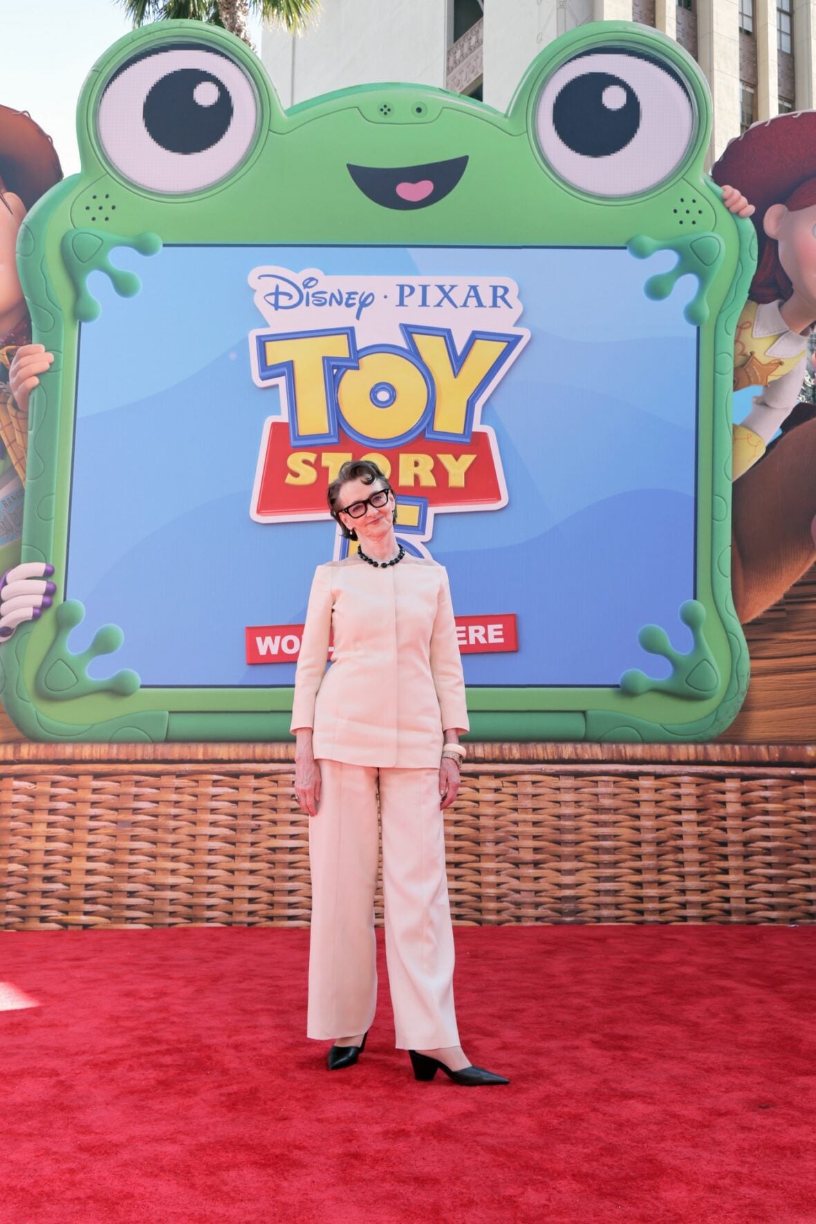 Joan Cusack & family at Toy Story 5 premiere