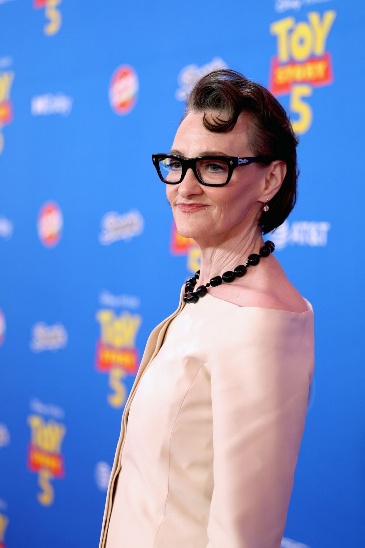 Joan Cusack & family at Toy Story 5 premiere