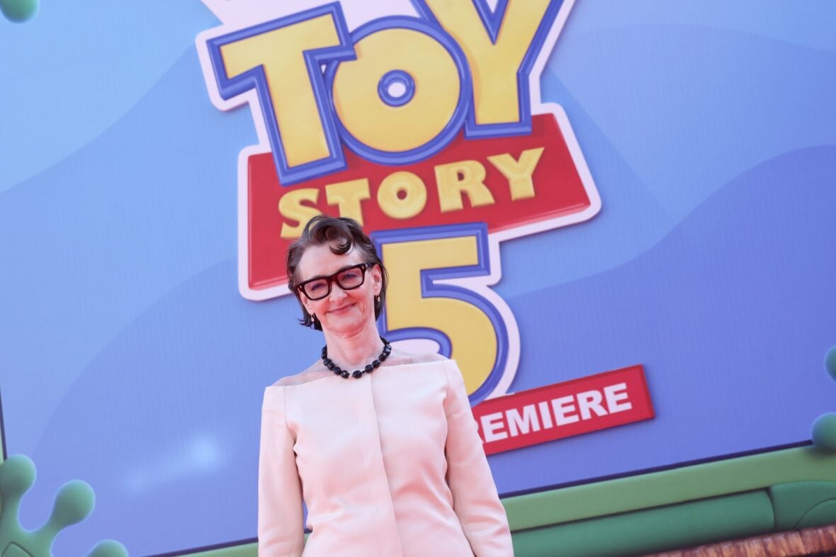 Joan Cusack & family at Toy Story 5 premiere