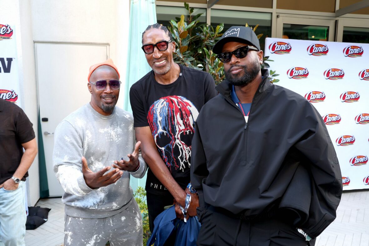 Jamie Foxx, Scottie Pippin, Dwyane Wade