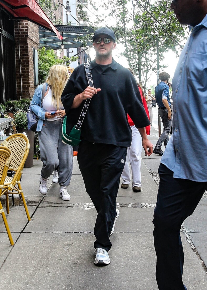 Justin Timberlake arrives at Greenwich Hotel in NYC