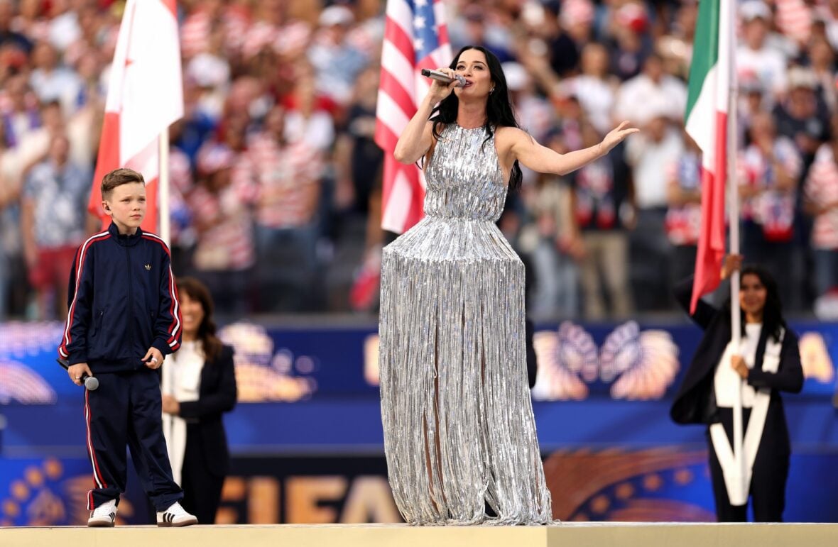 Katy Perry performs at 2026 World Cup