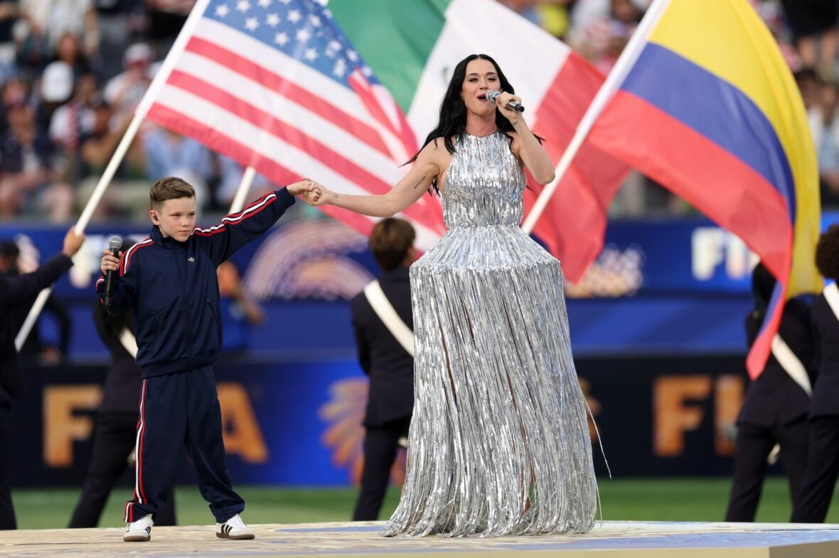 Katy Perry performs at 2026 World Cup
