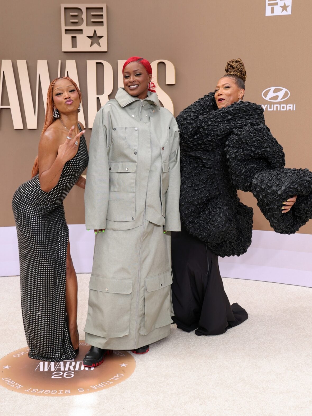 Keke Palmer, Tierra Whack and Queen Latifah arrive at BET Awards 2026