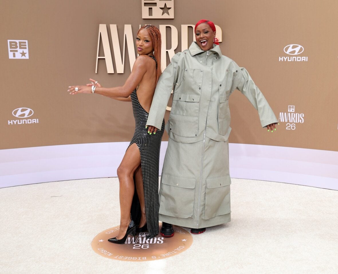 Keke Palmer and Tierra Whack arrive at the BET Awards 2026