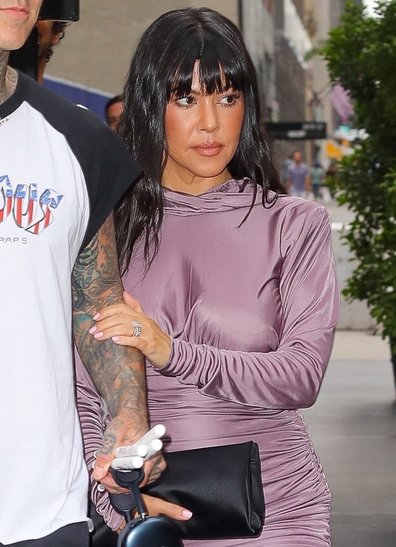 Kourtney Kardashian & Travis Barker head to the Edge