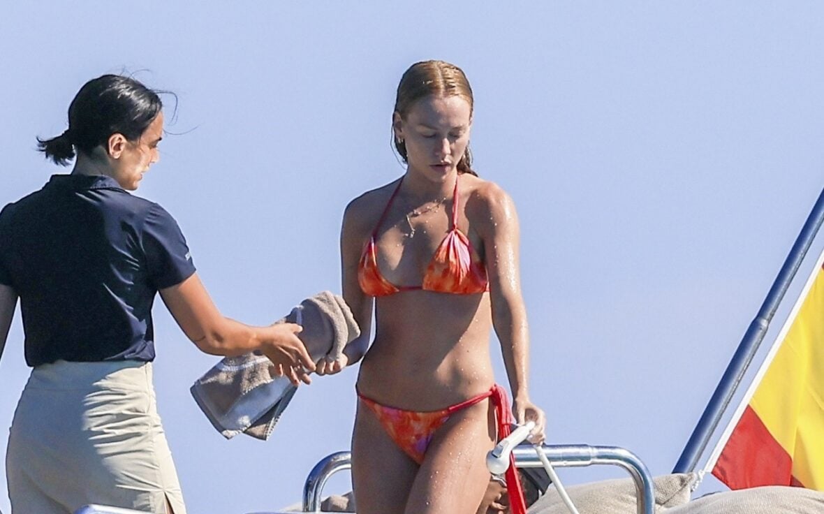 Kylian Mbappé and Ester Expósito on vacation during May 2026 trip