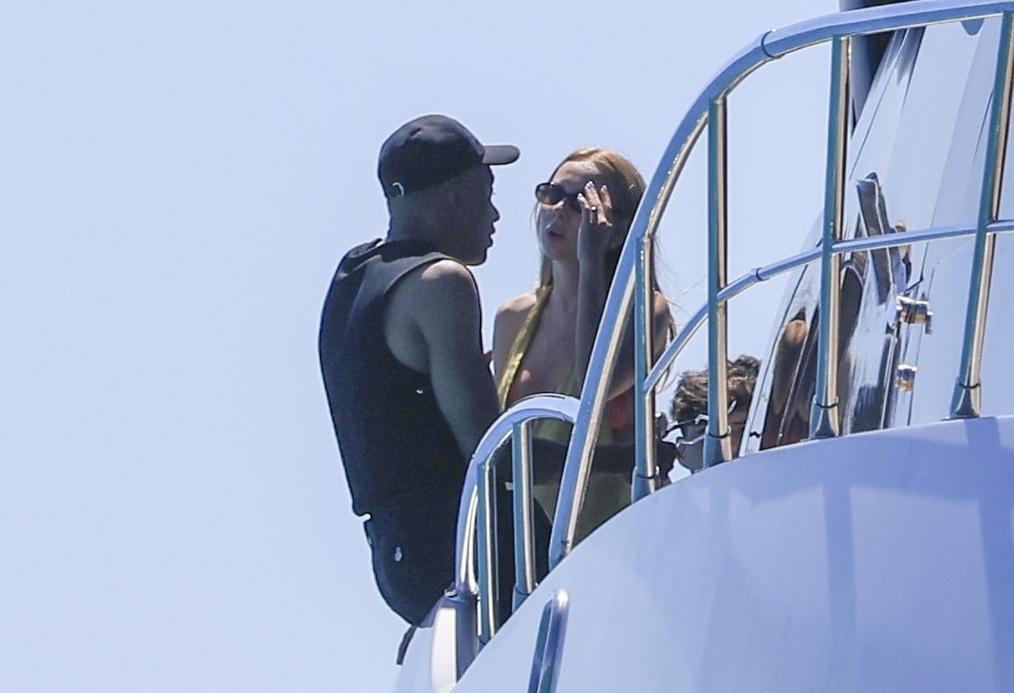 Kylian Mbappé and Ester Expósito on vacation during May 2026 trip