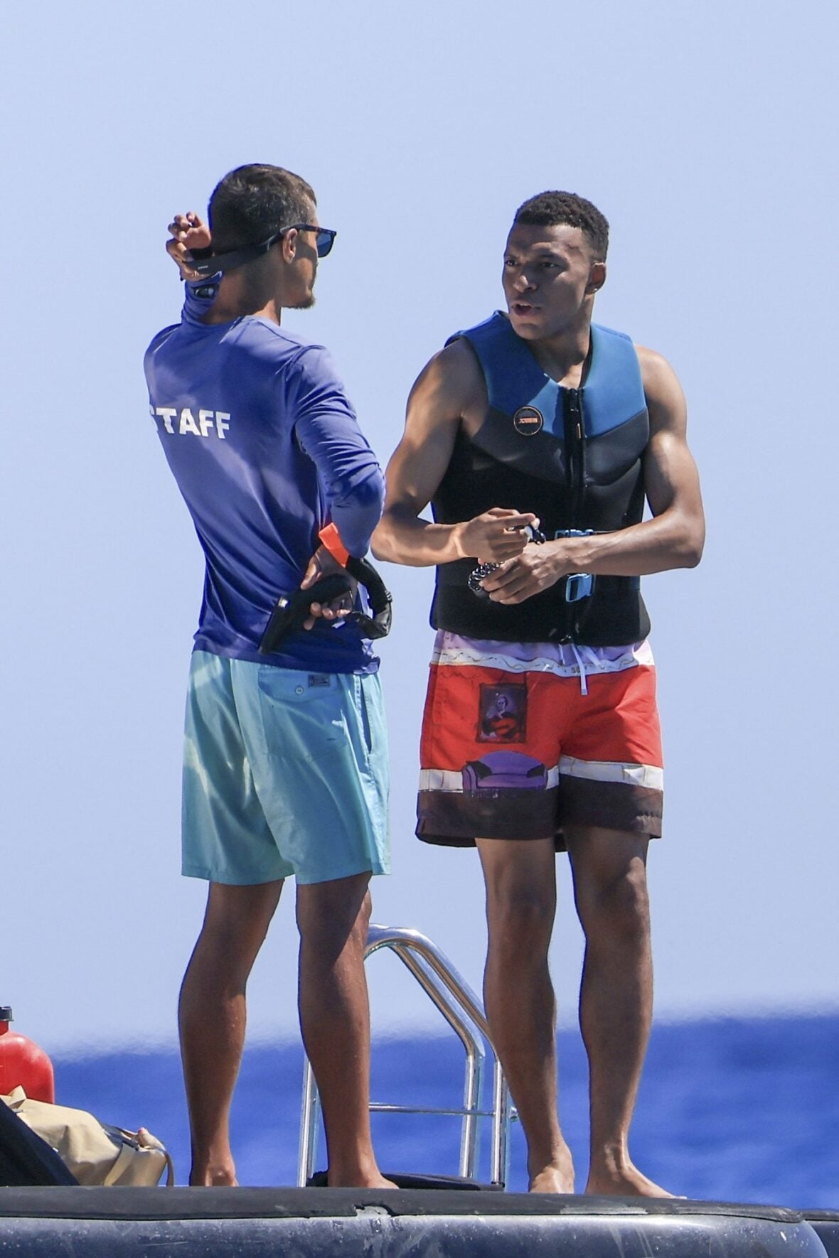 Kylian Mbappé and Ester Expósito on vacation during May 2026 trip