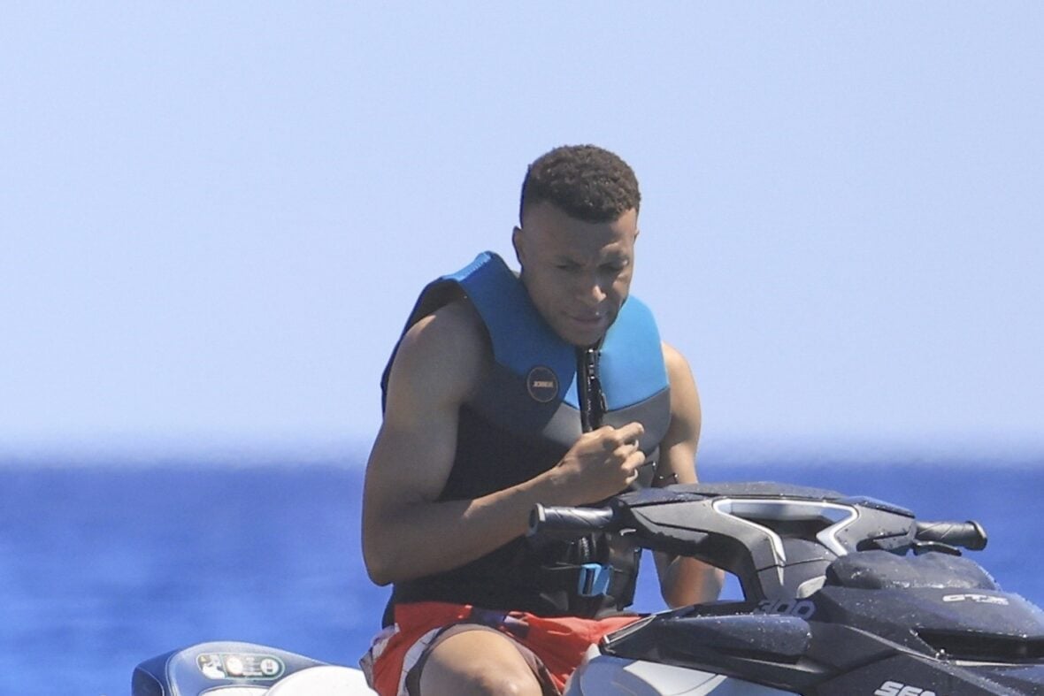 Kylian Mbappé and Ester Expósito on vacation during May 2026 trip
