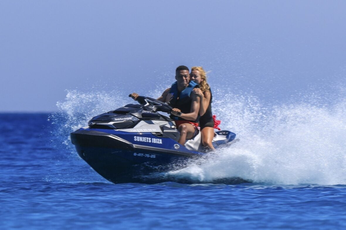 Kylian Mbappé and Ester Expósito on vacation during May 2026 trip