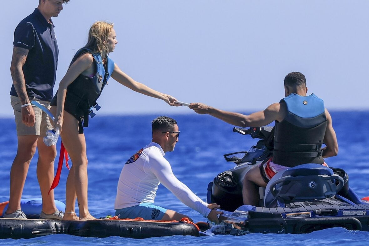 Kylian Mbappé and Ester Expósito on vacation during May 2026 trip