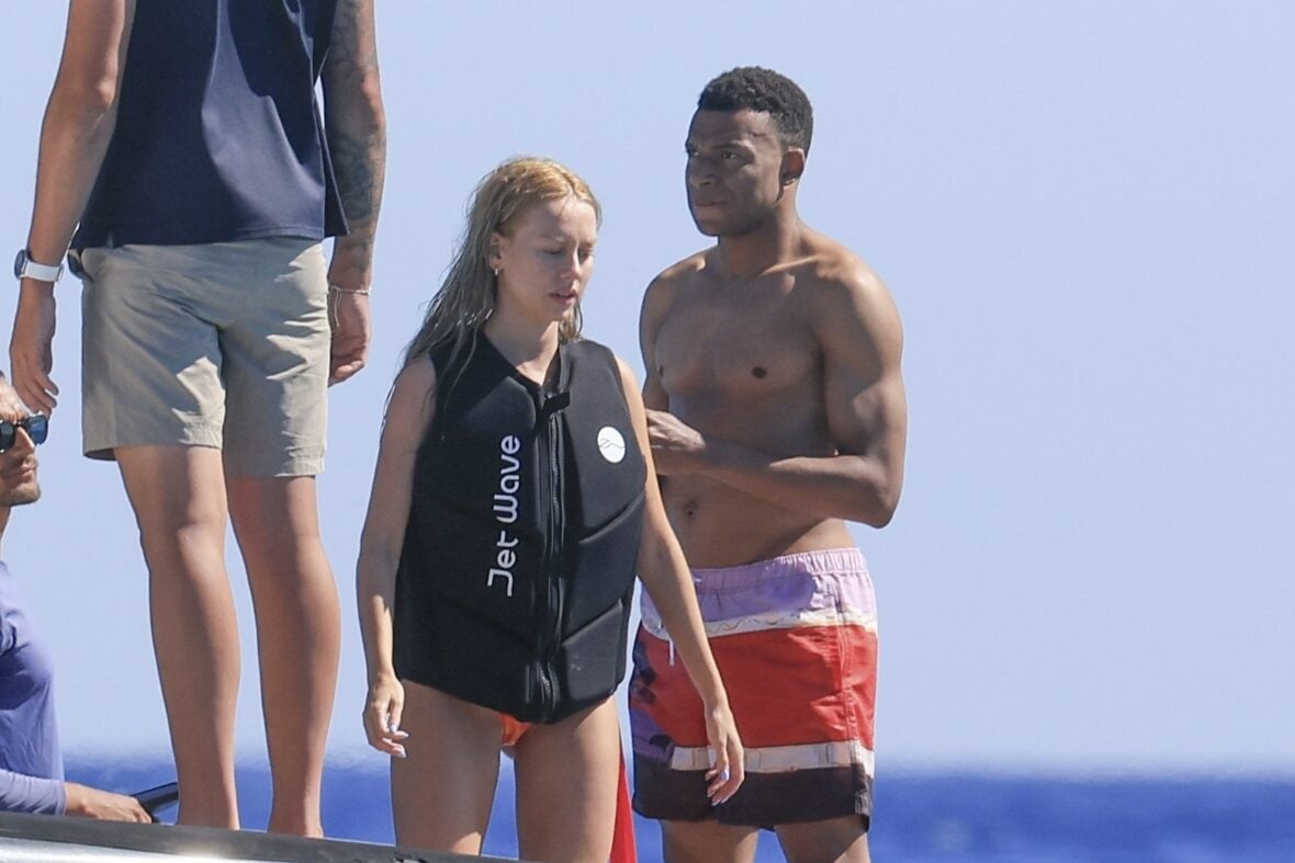Kylian Mbappé and Ester Expósito on vacation during May 2026 trip