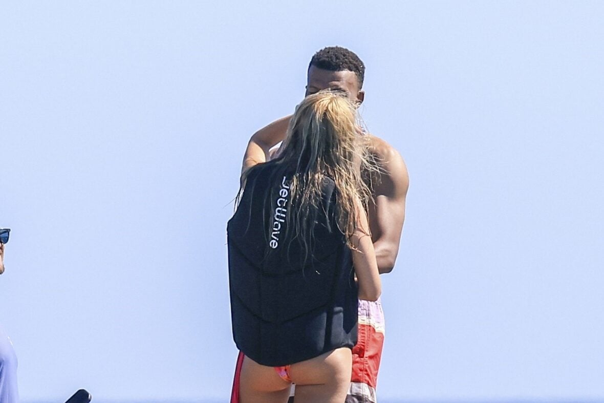 Kylian Mbappé and Ester Expósito on vacation during May 2026 trip