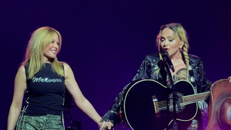 Madonna and Kylie Minogue Unite for Historic Performance at Madonna's 'THE CELEBRATION TOUR'