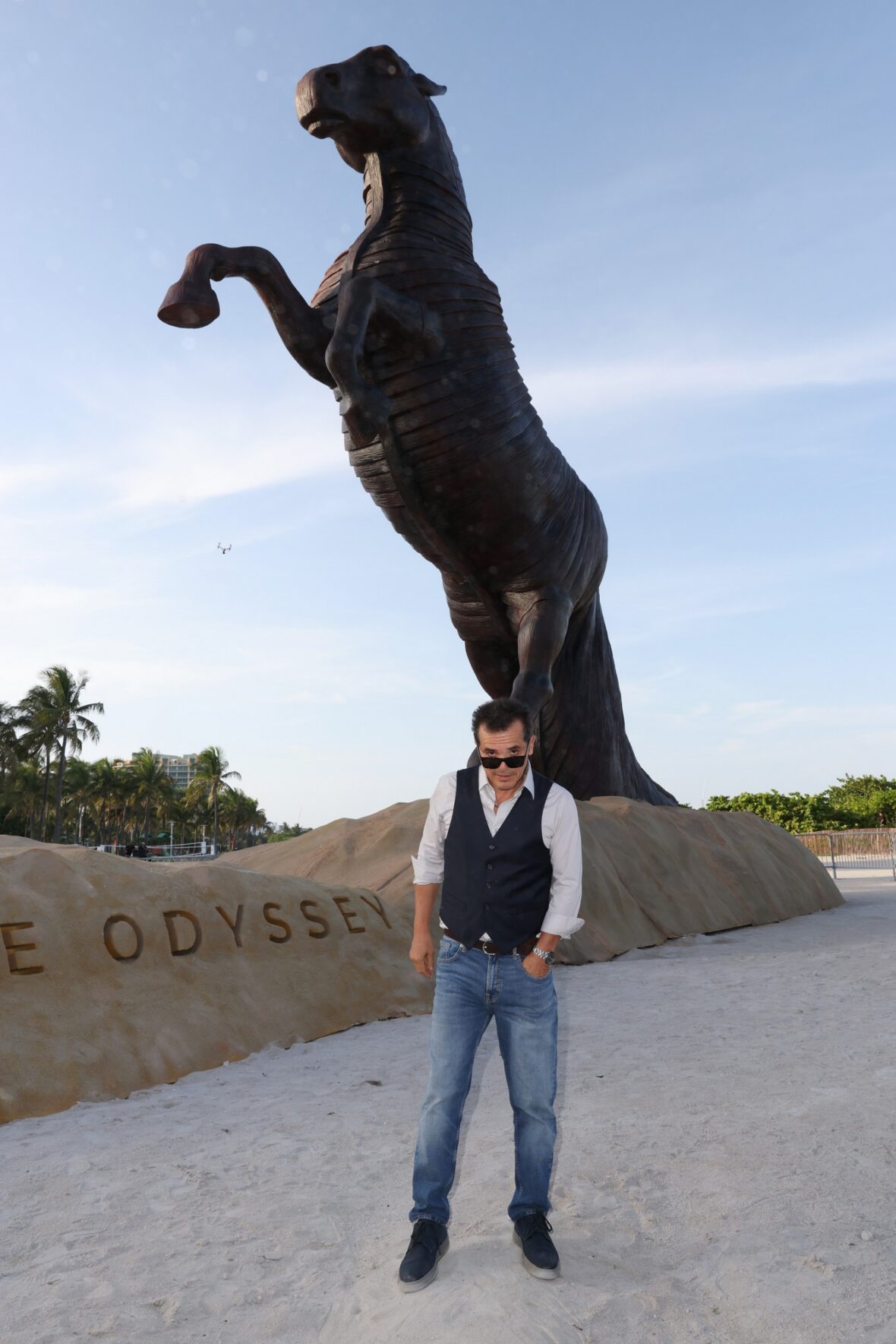John Leguizamo at The Odyssey photo call