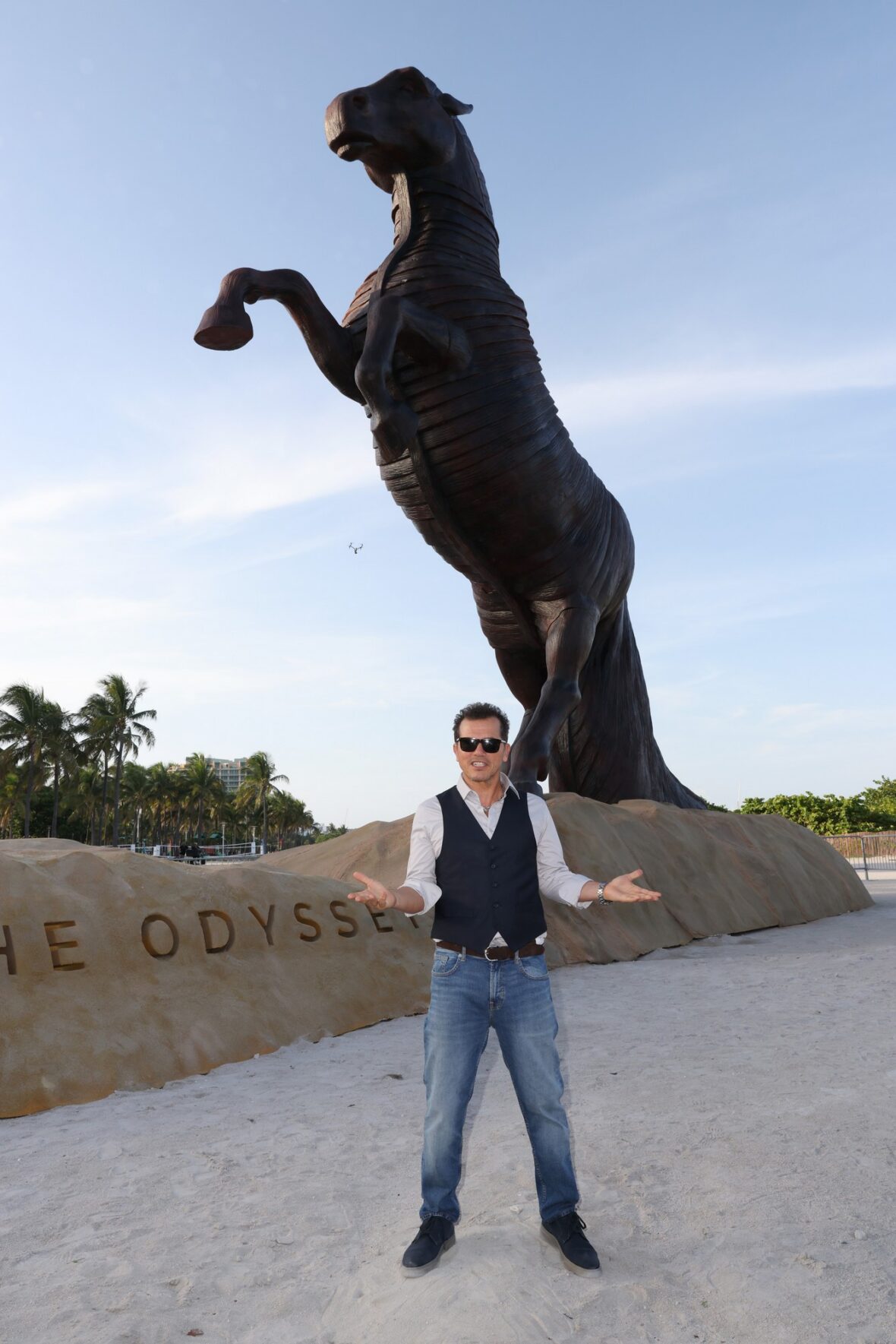 John Leguizamo at The Odyssey photo call
