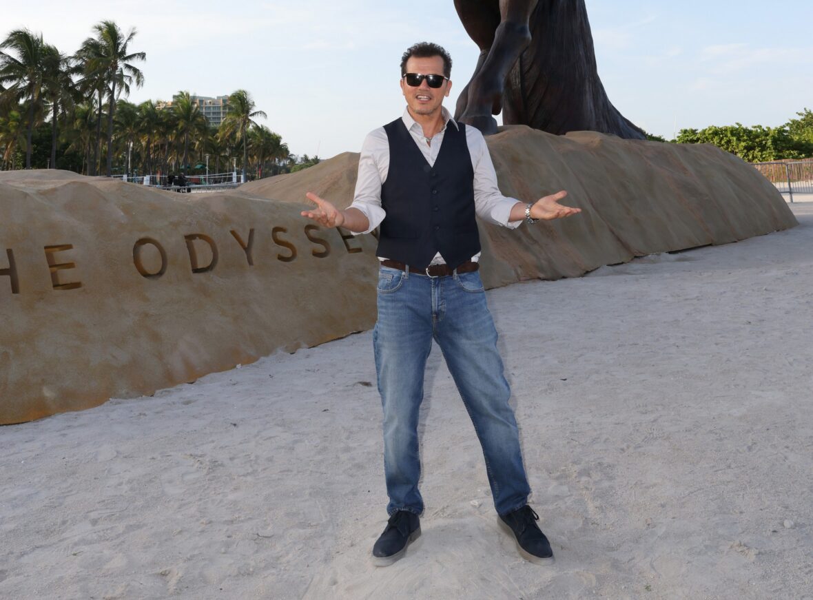 John Leguizamo at The Odyssey photo call