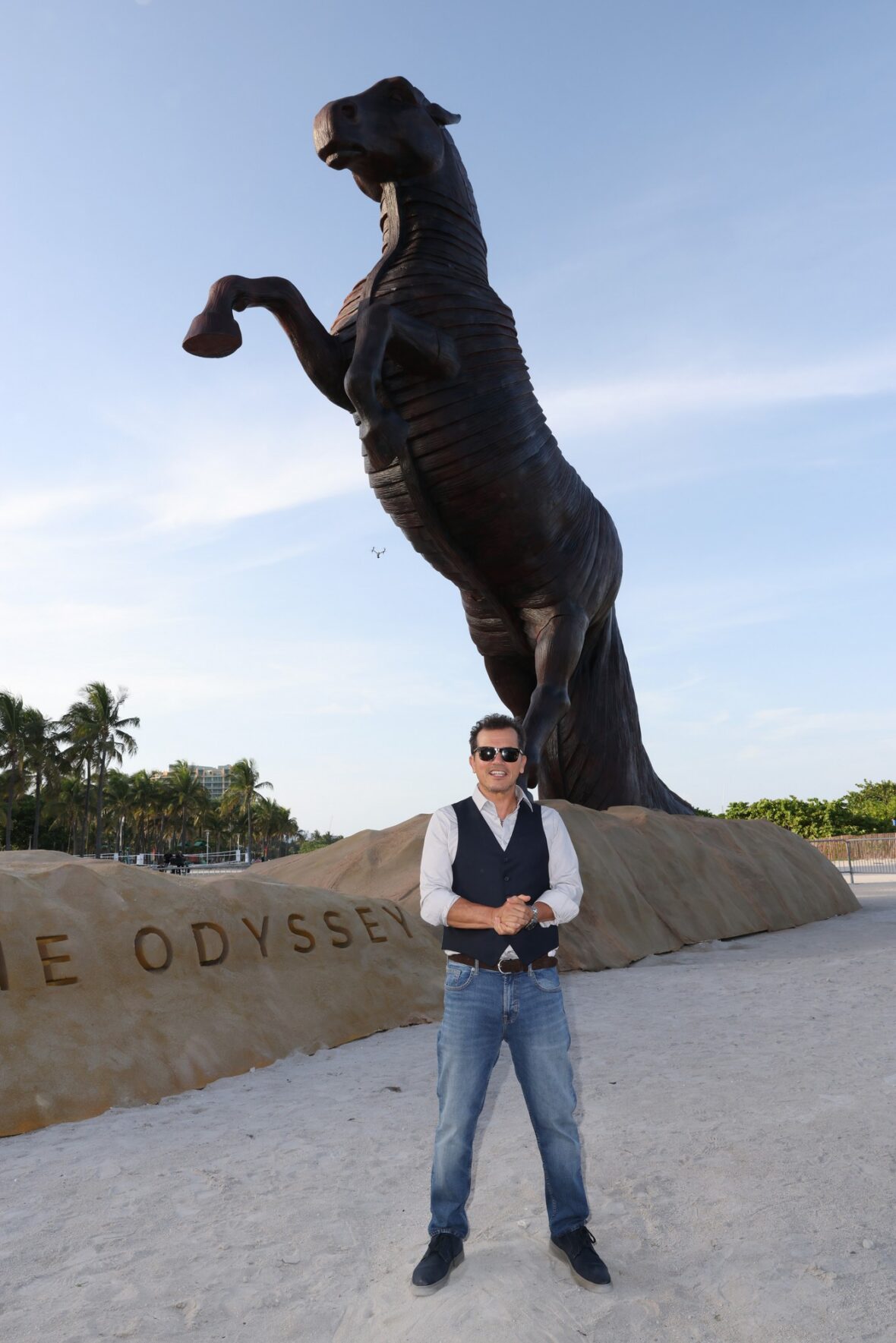 John Leguizamo at The Odyssey photo call