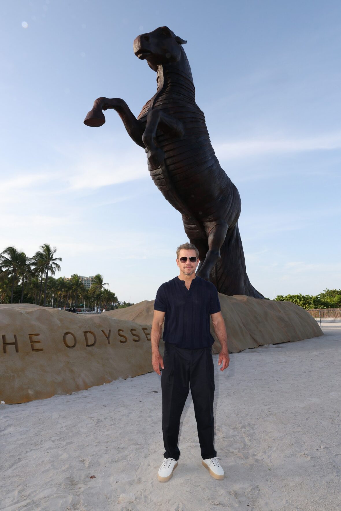 Matt Damon at The Odyssey photo call