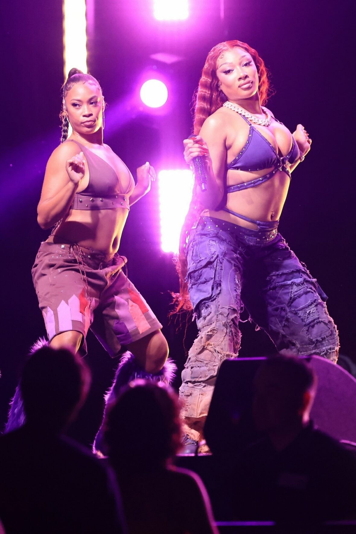 Megan thee Stallion films a concert scene for the "Baywatch" reboot