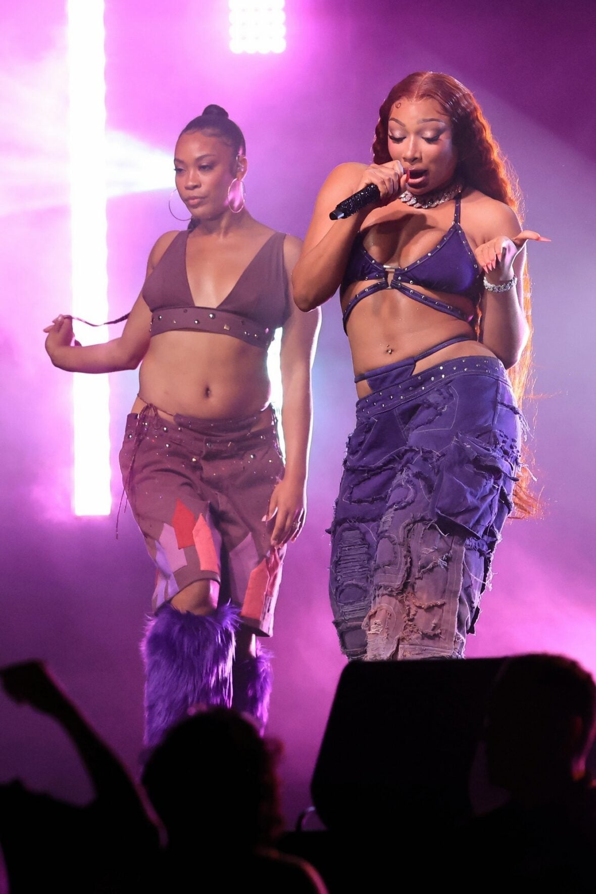 Megan thee Stallion films a concert scene for the "Baywatch" reboot